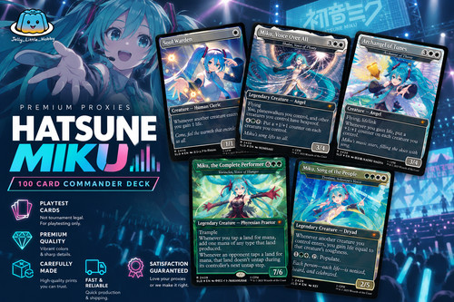 Foil proxy deck hatsune miku - foil, miku"