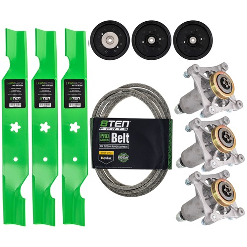 Deck kit blade - spindle, belt